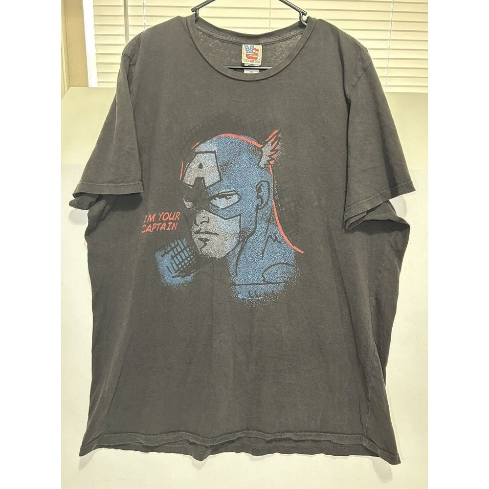 Junk Food Marvel Captain America Men’s t-shirt XL Avengers 2012